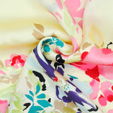 Olesilk Flower Printed Silk Pillowcase for Hair and Skin with Hidden Zipper