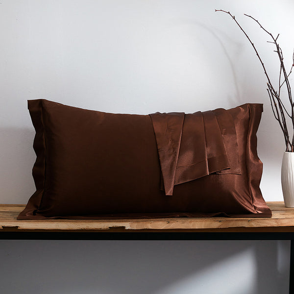 Olesilk Luxury 22 Momme Oxford Silk Pillowcase With Envelope Closure