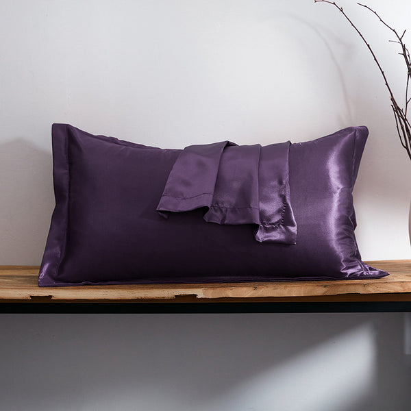 Olesilk Luxury 22 Momme Oxford Silk Pillowcase With Envelope Closure