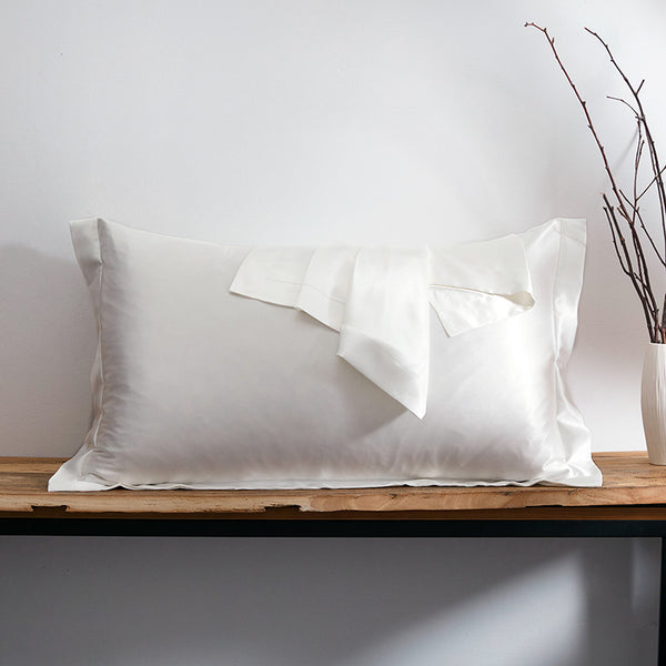 Olesilk Luxury 22 Momme Oxford Silk Pillowcase With Envelope Closure