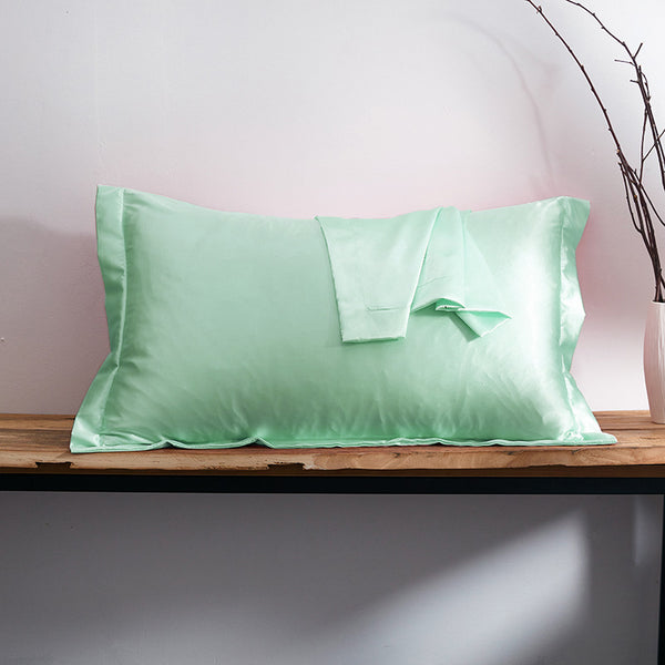 Olesilk 19 Momme Oxford Silk Pillowcase With Envelope Closure