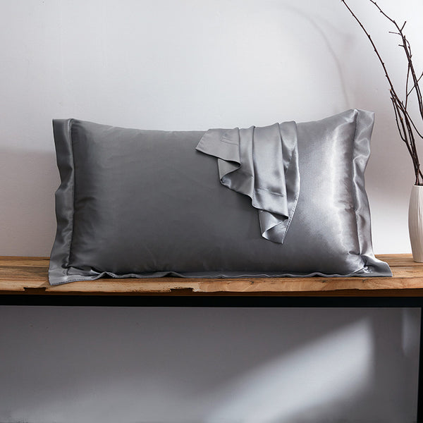 Olesilk Luxury 22 Momme Oxford Silk Pillowcase With Envelope Closure