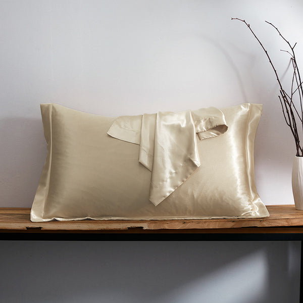 Olesilk Luxury 22 Momme Oxford Silk Pillowcase With Envelope Closure