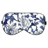 Olesilk Silk Eye Mask Blindfold with Double Layer Silk Filling & Blue and White Porcelain Print