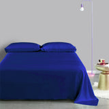 Olesilk 19 Momme 3 Pieces Silk Sheet Set  (1 Silk Flat Sheet + 1 Silk Fitted Sheet + 1 Silk Zipper Pillowcase)