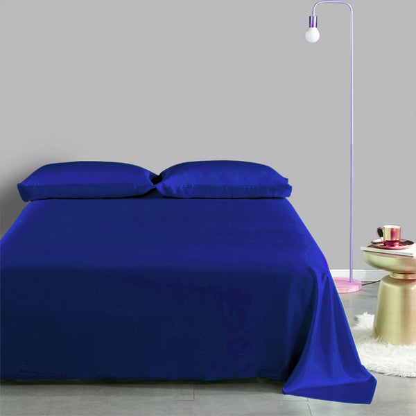 Olesilk 19 Momme 3 Pieces Silk Sheet Set  (1 Silk Flat Sheet + 1 Silk Fitted Sheet + 1 Silk Zipper Pillowcase)