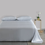 Olesilk 22 Momme 5 Pieces Silk Sheet Set 100% Pure Mulberry Silk Bedding Set ( 1 Duvet Cover + 1 Flat Sheet + 1 Fitted Sheet + 2 Oxford Pillowcases)