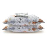 Olesilk Spring Story Printed Silk Pillowcase for Hair and Skin with Hidden Zipper With Follower & Butterfly Printing