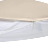 Olesilk 19 Momme Silk & Cotton Pillowcase Housewife Zipper Closure